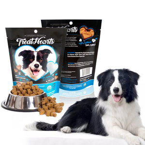 Tùy Chỉnh In Tái Chế Pet Xử Lý Thực Phẩm Con Chó Mờ <span class=keywords><strong>Ziplock</strong></span> Túi Nhôm Lá Nhựa Đứng Lên Túi Túi Bao Bì Với Cửa Sổ - Product Image 1