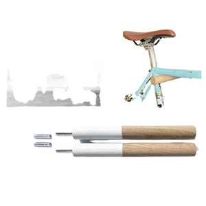 Fissato al muro della <span class=keywords><strong>bici</strong></span> della Bicicletta del rack di Stoccaggio <span class=keywords><strong>bici</strong></span> In Legno gancio - Product Image 2