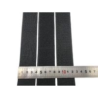 Plester belakang lengket PVC hitam lebar 50mm 150mm kit Interior sabuk kait dan lingkaran perekat dengan tali kait magnetik