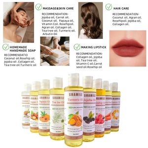 低Moqカスタム200ml化粧品グレードパパイヤシードオイルライトニング保湿ボディフェイス美白ブライトニングマッサージオイル - Product Image 3