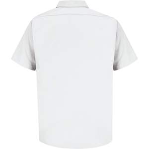 Camisa de trabajo de poliéster de manga corta de tamaño alto para hombre personalizada para un diseño especializado sin bolsillo para mayor comodidad y funcionalidad - Product Image 1
