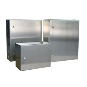 Custom Outdoor Wall Mounting Power Supply Stainless Steel Case Box Electric Panel Metal Enclosure