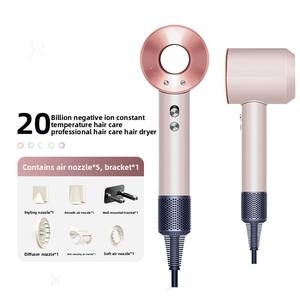 Secador <span class=keywords><strong>de</strong></span> Pelo sin Aspas <span class=keywords><strong>de</strong></span> Alta <span class=keywords><strong>Velocidad</strong></span> con Iones Negativos <span class=keywords><strong>de</strong></span> 1600W, Boquillas Giratorias para Recoger el Aire, 3 Ajustes <span class=keywords><strong>de</strong></span> <span class=keywords><strong>Velocidad</strong></span> - Product Image 1
