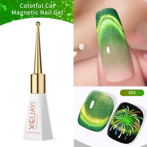 10ML Rouge Cat Eye Gel Polonais Glitter Magnétique Gel Polonais Semipermanentes Hybride Vernis À Ongles <span class=keywords><strong>Manucure</strong></span> Produits - Product Image 3