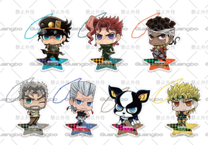 24 Cajas al por Mayor Anime Guangbo <span class=keywords><strong>JoJo</strong></span>'s Bizarre Adventure: Stardust Crusaders Caja Sorpresa de Coleccionables con Insignias de Metal y Tarjetas de Juego - Product Image 5
