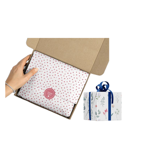 Özel LOGO baskılı lüks 17gsm özel boyut hediye ipek ince ambalaj kağıdı giyim ambalaj kağıdı - Product Image 6