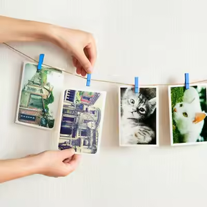 Mini pinces à <span class=keywords><strong>linge</strong></span> en bois multifonctions 2.5cm-4.5cm Clips d'artisanat en papier Photo pour cuisine et armoire utiliser coloré et élégant - Product Image 3