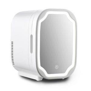 8L Mirror Beauty Mini Refrigerator 220V Silent Cosmetics Cooler Home Car Small Cooling Unit for Storage Product Type Car Fridges - Product Image 2