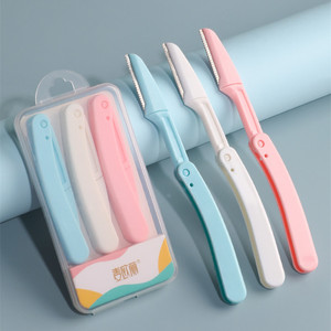 3pcs/kit Myonly lame à sourcils sûre avec support rasoir à sourcils outils de maquillage rasoir à sourcils outil d'épilation du visage - Product Image 3