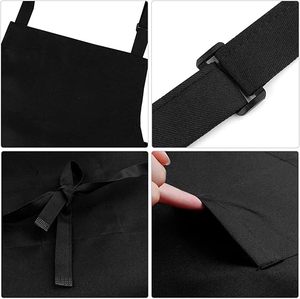 Promotional Waiter Workwear Polyester Waterproof Customizable Cooking <b>Kitchen</b> <b>Apron</b> Unisex With Customized Logo - Product Image 5