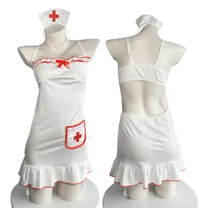 Summer New Trend Sexy Underwear For Women Backless Nurse Role-Playing Uniform Seduction Passion BBW Sexy Lingerie