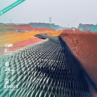 Géocell en HDPE ASTM de haute qualité pour la protection des pentes, murs de soutènement extérieurs, matériau léger, flexible, écologique et durable
