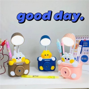 Lampe de table USB multifonctionnelle : support de stylo, taille-crayon et veilleuse de lecture pour étudiants - Product Image 2