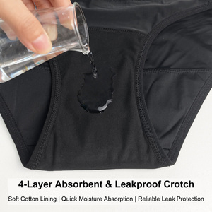 Fabricante OEM de Bragas Menstruales Lavables para Mujeres, Cintura de Malla Transpirable, Reutilizables, a Prueba de Fugas, Ropa Interior Menstrual Femenina - Product Image 2