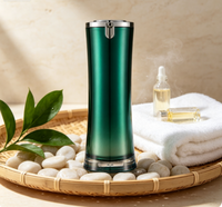 Flacon de lotion en acrylique personnalisé avec logo DY-G-154 30ml 50ml, récipient cosmétique rond vide pour l'emballage de sérum pour soins de la peau