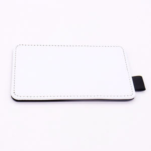 Productos de sublimación de logotipo personalizado, soporte de <span class=keywords><strong>tarjeta</strong></span> de identificación de autobús de cuero PU blanco - Product Image 5