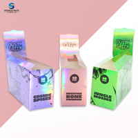 Boîte d'emballage en carton ondulé personnalisée pour la vente au détail, avec finition mate, recyclable et compostable