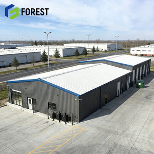 Entrepôt en structure acier de qualité alimentaire de 1000 mètres carrés, installation de stockage prête à l'emploi pour usine alimentaire - Product Image 1