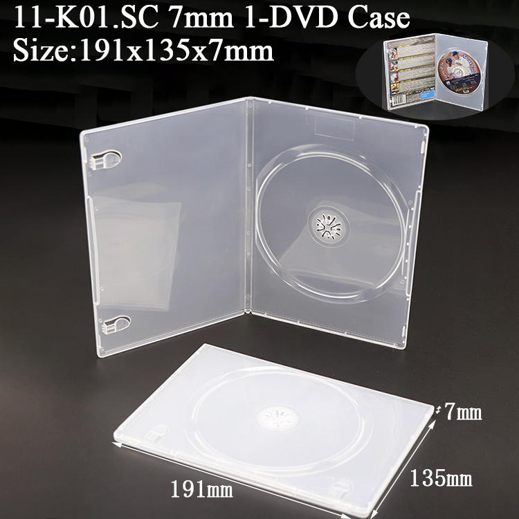 K01: 7mm 1-DVD Transparente