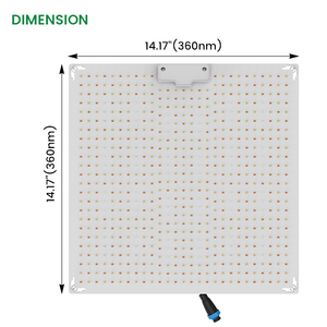 Lampe de culture LED <span class=keywords><strong>QUANTUM</strong></span>, spectre complet, lampes de culture quantiques pour plantes, LED à intensité variable, haute efficacité, pénétration plus profonde - Product Image 4