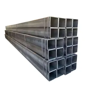 Ms dikdörtgen hollow gi boru galvanizli çelik boru 50*50 100*100 4 mm kalın galvanizli çelik kare boru