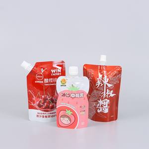 Source factory self-supporting <b>bag</b> with juice irregular suction nozzle, <b>vacuum</b> printed composite juice packaging <b>bag</b> - Product Image 1