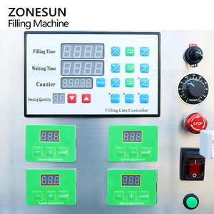 Máquina de llenado de aceite líquido con bomba peristáltica CNC de escritorio automático ZONESUN con transportador para máquina de llenado de Perfume llenadora de agua - Product Image 2
