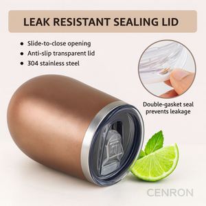 Cenron Stainless Steel Vacuum Insulated Tumbler with Lid and <b>Metal</b> <b>Straw</b> Travel Mug 4 Colors Set - Product Image 4