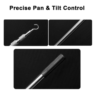 Perche de commande en aluminium sur mesure 2-4,6 m pour éclairage de studio, scène, diffusion TV et cinéma (juge et pantographe manuels) - Product Image 2