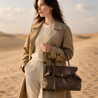 Sac à main multifonctionnel élégant 2027 pour femmes, sacs à main personnalisés avec logo, sacs à bandoulière en cuir véritable, fabrication d'usine