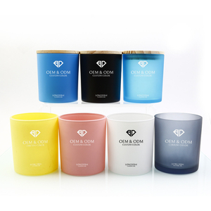Ventes en gros de pots à bougies en verre de haute qualité, rouges, 180 ml, 300 ml, luxueux, pour un usage quotidien, décoration de la maison, porte-bougie - Product Image 6