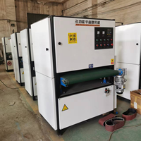 Machine de polissage et de débavurage entièrement automatique pour barres plates métalliques, 400 mm, 600 mm, 800 mm, moteur 4 kW