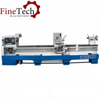 Tour à métaux universel horizontal robuste FineTech CA6166B*4000 à banc déporté, haute précision, économe en énergie, manuel