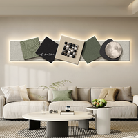 Luxe élégance lune chambre décor à la maison peinture salon canapé fond mur UV impression LED décor peinture