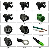 ECH004-HC FIC30 harnes kabel mesin untuk Integra Civic B16 B18 D16 OBD1 1992-1995 B/D Series irit bawaan CNCH-OBD1-1