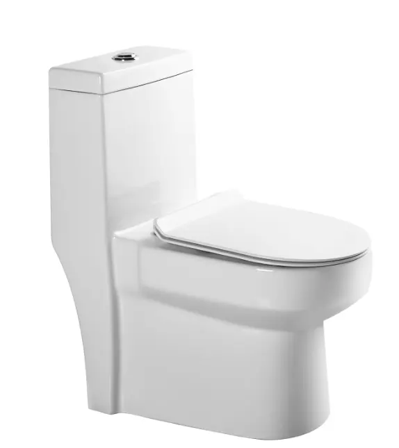 Fabrieksprijs Dual-Flush Keramische Washdown Sifon Uit Één Stuk Wc Badkamer Vloer Vierkant Toilet