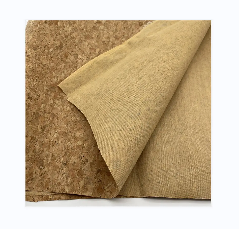 China Wholesale Thickness 0.6Mm Cork Leather Waterproof Non Woven Fabric In China