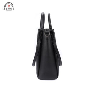 Sac fourre-tout en cuir véritable noir, grand sac fourre-tout de luxe, sac à main en cuir élégant fait à la main, sac à bandoulière pour femme - Product Image 3