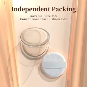 Nuoyou PL-355, 8 Esponjas de <span class=keywords><strong>Maquillaje</strong></span> Portátiles, Planas, Lavables, Súper Suaves, con Cojín de Aire, Libres de <span class=keywords><strong>Látex</strong></span>, <span class=keywords><strong>para</strong></span> Mezclar Líquidos, Cremas y Polvos - Product Image 3