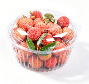 Boîte à clapet articulée en plastique PET transparent jetable de haute qualité <span class=keywords><strong>Bingo</strong></span> pour bonbons, plateau à emporter, fêtes, fruits, sushis - Product Image 3
