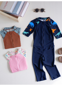 Maillot <span class=keywords><strong>de</strong></span> <span class=keywords><strong>bain</strong></span> une pièce personnalisé pour enfants, pantalon long, protection solaire, résistant au chlore, polyester, unisexe, 0-8 ans, mignon, UPF <span class=keywords><strong>50</strong></span> - Product Image 4
