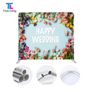 Funda De Almohada portátil TianLang tela de tensión decoración de boda soporte de fondo 8x8 pies para cabina de fotos - Product Image 2