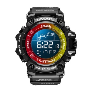 Reloj Deportivo SMAEL 8082 para Hombre, Nuevo, Resistente al Agua, Cronógrafo Digital LED, Reloj Electrónico con Alarma, Estilo Deportivo Colorido y Luminoso - Product Image 5
