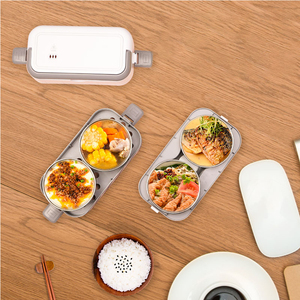 Juego de vajilla de arroz con calentador de alimentos, fiambrera eléctrica con autocalentamiento - Product Image 5
