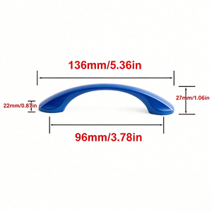 Modern Curved Zinc Alloy Cabinet Pull Handles Drawer Pulls Furniture Hardware for Kitchen Cabinets Dresser Wardrobe Handles - Product Image 4