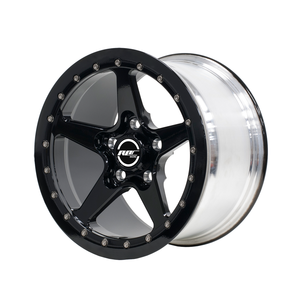 Jantes Roc Custom Drag Beadlock à 5 branches pour Muscle Car, 17 et 18 pouces, pour <span class=keywords><strong>Dodge</strong></span> Challenger Charger Audi R8 <span class=keywords><strong>Shelby</strong></span> <span class=keywords><strong>GT500</strong></span> - Product Image 2
