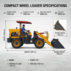 Mini 4x4 compact avec composants moteur essentiels pour les exploitations agricoles, les foyers, les déchets agricoles, les usines et les chantiers - Product Image 3