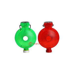 Luz <span class=keywords><strong>LED</strong></span> Solar para Barricadas, <span class=keywords><strong>Baliza</strong></span> de Seguridad Vial de Alta Visibilidad con Carcasa Impermeable para Construcción - Product Image 4