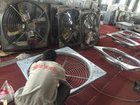 Ventilateur de pulvérisation pour élevage avicole CE ISO, ventilateur suspendu en PRV pour étable à vaches, ventilation et climatisation pour ferme laitière