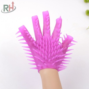 Guanto per Massaggio in Silicone con Punte per Stimolazione, Giocattolo Sessuale per Donne, Guanto per Masturbazione, Accessorio per Giochi SM e Bondage - Product Image 1